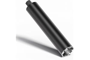 Wiltec Foret diamant pour Carotteuse Ø 102 mm – Haut rendement – 1¼ UNC – Longueur 450 mm – Métal fritté – Forage à humide – Chantier Carrelage Béton – Trépan Couronne Diamant