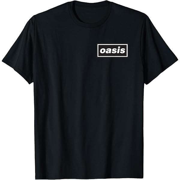 Oasis Cigarettes and Alcohol Camiseta, Hombre, Negro, S : Amazon