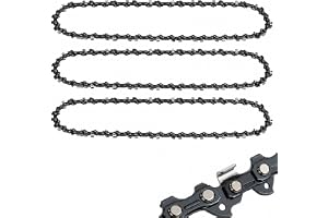 3 x 35 cm sågkedja 3/8 tum LP 52TG 1,3 mm – reservkedja för 14 tums batterimotorsågskedja, kompatibel med Makita, Dolmar, Sti