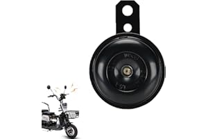 BAVOOTY 12V Clacson Moto,Clacson Universale a Forma di Corno,Clacson Moto Forte Potente,Universale per Maggior Parte Degli Scooter,Moto da Cross,Go-Kart