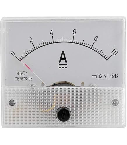 Voltmetro Analogico Da Pannello Heschen DH-670, DC 0-10V, Dimensioni 70x60 Mm, Classe Di Precisione 2.0