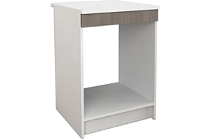 BERLIOZ CREATIONS Berlioz créations Bas Mobile da Cucina Forno da Incasso, Legno ingegnerizzato, Marrone, 60 x 60 x 85 cm