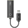 FiiO JadeAudio KA2 Headphone Amps Tiny Amplifier USB DAC High Resolution Lossless Sound for Smartphone/PC/Laptop/Tablet/Players (Lightning,Black)