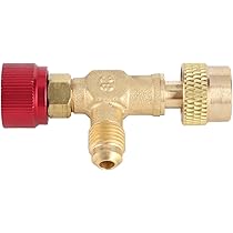 Valvola Di Sicurezza Per Condizionatore R410A - Valvola Di Controllo Flusso In Ottone Per Tubi Refrigerante 1/4''-5/16'' - Foto 8