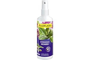ALGOFLASH Hydratant Orchidées, Vaporisation 1 xfois par jour, 250 ml, AORCHYDRA250N, Violet