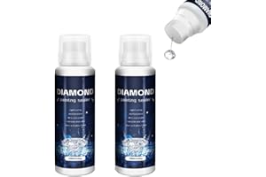 Strehknewen Diamond Painting Versiegelung 2×120ml – Transparenter Kleber mit Schwammapplikator für 5D Diamond Painting, Glänzender Effekt, Schnell Trocknend, UV- & Staubschutz
