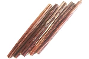 MALTBYS' STORES 1904 LTD Premium Thin Bulls Pizzles x 10 (12cm approx 5") Natural Dog Treats Chews Bully Sticks SHC