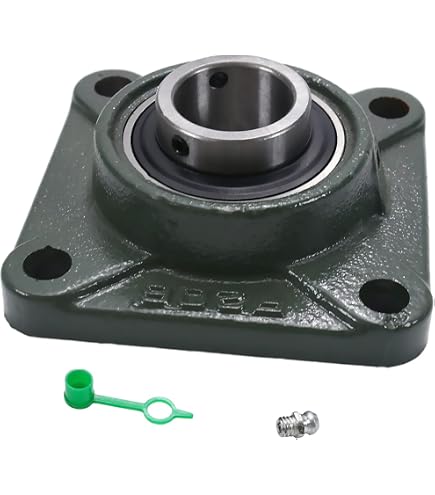 2 Roulements Bloc D'Oreiller UCF206 30mm | Auto-alignant | Bride Carrée 4 Boulons | Pour Machines