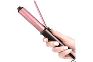 LANDOT Mini Rizador de Pelo Ondas 25mm: Tenacillas Para Rizar el Pelo Viajes - Cerámica Ondulador de Pelo Crea Rizos Suaves y Naturales - 3 Temperaturas Ajustables Doble Voltaje 100-240V