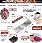 Romanticist 8Pcs Grillspachtel Plancha Kit Edelstahl Grillbesteck – Schwerer Edelstahl Profi Grill-Spachtel – Bild 5