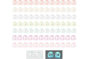 DAZZLUXE 84 leuchtende Harzornamente, leuchtende Ornamente, Mini-Dekorationskugeln aus Harz, Mini-Harzornamente, niedliche Harzornamente, personalisierte kreative Ornamente