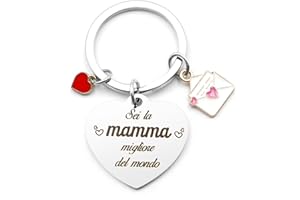 Fodfgxf Regalo Mamma Natale,Idee Regalo Mamma Portachiavi,Regali per Compleanno Mamma,Regali per Mammas,Regalo per Future Mamme