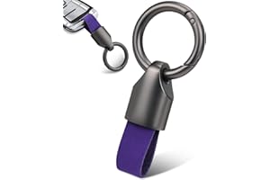 Whtawtaw Car Key Chain Ring Clip, Small Key Fob Accessory with Keyrings Zinc Alloy Buckle