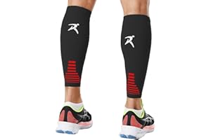 Rymora Calf Compression Sleeves for Women & Men - Support Leg Sleeves Legs Pain Relief, Footless Socks for Fitness, Running, and Shin Splints Support