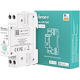 SONOFF Basic DIN Rail (BASIC-1GSP) Interruptor WiFi Smart Carril DIN, Control Dom&oacute;tica Matter over WiFi, 32A para Cuadro El&eacute;c