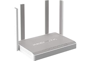 Keenetic Titan (KN-1810) Wi-Fi AC2600 Mesh, 5x1G, SFP, IntelliQoS, VPN Wireguard e OpenVPN integrate, Configurazione facile, Parental Control, Media Server