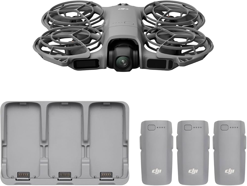 DJI Neo2 Fly More Combo Drone | Avuç içi kalkış/iniş, jest kontrolü, ActiveTrack, çok yönlü engel algılama, 3 pil, ideal hediye