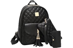 Atarni Rucksack Damen Klein Elegant Lederrucksack - 3 in 1 Casual Daypack Rucksäcke Handtasche Modern Rucksacktasche Cityrucksack Kleiner PU Leder Tagesrucksack für Frauen