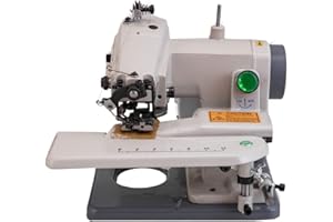Lfhelper Blindstichmaschine, Desktop Blindstich Schneider Nähmaschine, Haushaltsnähmaschine 1200 Stiche pro Minute Geschwindigkeit, Professionelle Blindstich Säummaschinen für Jeans Kleiderbeutel L
