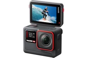 Insta360 Ace - Action cam impermeabile 4K120fps, Sensore 1/2" con riduzione del rumore, Video HDR, Foto in 48MP, schermo orientabile da 2,4", facile montaggio magnetico e funzioni IA.