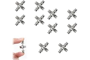 QQDBT 10 Pairs Magnetic Curtain Clips, Curtain Magnets Clips, Closure Removable Curtain Magnetic Holdback Button, Curtain Holder Buckles For Home Office Hotel Window Decoration