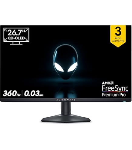 Alienware 27 Gaming Monitor - AW2721D - 240Hz, 27 inches, 2560 x