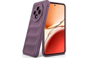 BonYonka Funda para OPPO Reno 12 F/Reno 12 FS 5G, Case de Silicona Resistente a Golpes y Arañazos, Forro de Microfibra Suave, Funda Integral con Protección para La Cámara, Violeta