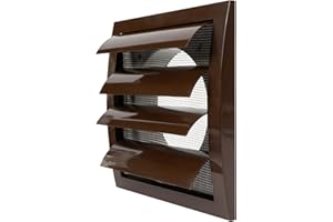 REPA MARKET Scarico di sfiato 125mm con parassiti integrato, bianco, copertura per bocchetta d'aria, copertura del condotto di scarico HVAC, tappo di scarico 5'' Inch Earthen