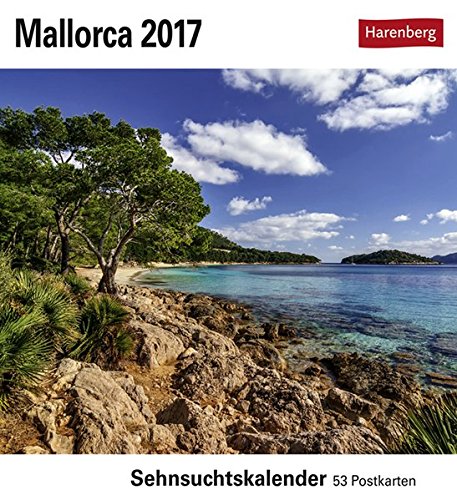 Mallorca - Kalender 2017: Sehnsuchtskalender, 53 Postkarten