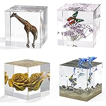 Stampo Cubo In Silicone Per Resina - 6 Dimensioni, Per Gioielli, Fiori Secchi E Artigianato