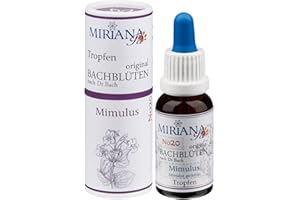 ‎MIRIANA Bachblüten Nr. 20 Mimulus - 20ml Essenz - MirianaPet für Heimtiere