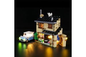 GEAMENT Set di Luci LED Compatibile Con LEGO Harry Potter Privet Drive 4 – Kit Di Illuminazione per 75968 Modello da Costruire (Modello di mattoncini non incluso)