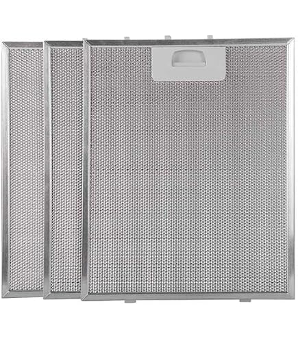 Vhbw 2x Metallfettfilter – Kompatibel Mit Neff Dunstabzugshauben D66B20N0/01 Usw., Maße 311 X 250 X 8 Mm, Spülmaschinenfest