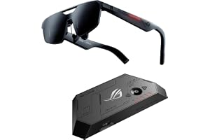 ASUS ROG XREAL R1 Gaming AR Glasses Narrow (240Hz Refresh Rate, 0.01ms Response Time, Micro OLED Display, 57° Field of View, Electrochromic Dimming, Native 3DoF (Anchor & Follow Mode), Instant 3D