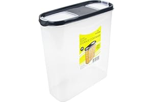 Bargain Shack Cereal Storage Containers, Practical Cereal Dispenser – Food Grade and BPA Free, Durable and Easy to Use – Ideal for Cornflakes, Flour Storage with a Small & Large opening (1)