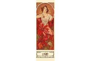 1art1 Alphonse Mucha Kamienie szlachetne, Rubin 1900, 1-częściowa fototapeta plakat 250 x 79 cm