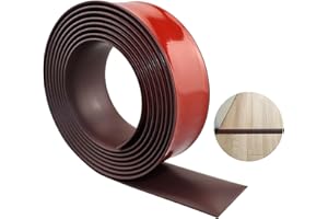 BOCGUY Barre de Seuil, 300 x 5 cm Barre de Seuil Adhesive, Bande de Recouvrement de Sol en Vinyle, pour Couvrir Les Carreaux, Les Espaces Entre Les Stratifiés