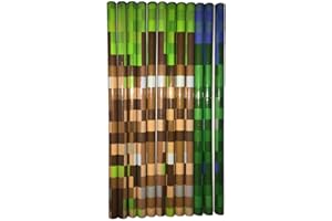 SDM 12 x Camouflage/Pixel Design HB Pencils. Ideal Party Bag Fillers, Student Gifts and Cheap Gifts for Kids