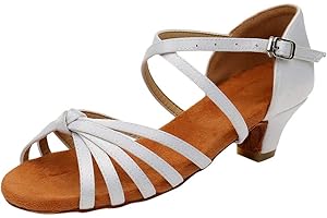 TOPGROWTH ACCESSORIO Topgrowth Scarpe Scarpette Danza Scarpe da Latino Bambina Ragazza Principessa Sala da Ballo Tango Scarpe Latine Sandali da Danza per Bambini Elegante