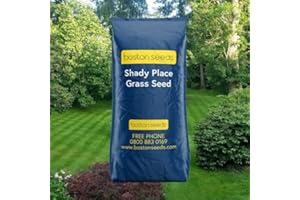 Boston Seeds Grass Seed for Shady Areas - Shady Lawn Seed (1 x 5kg)