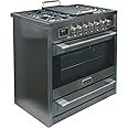 Kaiser HGE 93505 R Gaz Electrique Cuisinière 90cm/Four électrique ...