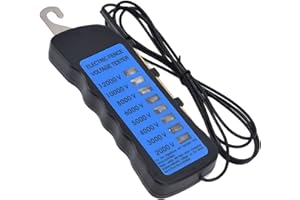 Joyzan Probador De Voltaje Cerca Neón, Impermeable Granjasbuscador Fallas Eléctricas Digitales Mano Voltímetro Solucionador Problemas Luces Indicadoras Equipo Agrícola Cercaprobador Eléctrica