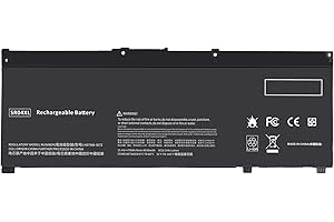 ASUNCELL 15.4V/70Wh SR04XL Batería del Ordenador portátil para HP Omen 15-ce000 15-dc0000 Series, HP Pavilion Power 15-cb000 15-cx000 Series, SR04XL SRO4XL HSTNN-DB7W HSTNN-IB7Z HSTNN-IB72