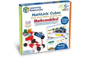 Learning Resources MathLink kuber tidigt matematik aktivitetsset: Matematiker, ålder 5+