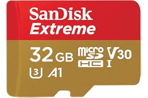 SanDisk Extreme 32 GB MicroSD Card For Mobile Gaming, with A1 App Performance, Supports AAA/3D/VR Game Graphics and 4K UHD Video, 100MB/s Read Class 10, UHS-I, U3, V30