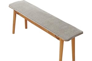 uyeoco Coussin de Siège Banc, Coussin de Banc Rectangulaire, Coussin de Banc de Jardin Épais Extérieur, Coussin Coussin pour Banc de Jardin, Baie Vitrée, Salle à Manger(Color:Gray,Size:200x30cm)