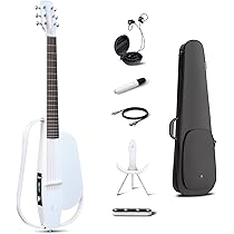 Enya NEXG2 Chitarra Elettrica Acustica Smart - Fibra Di Carbonio, Viola, 38 Pollici, Con Audio Integrato - Foto 4