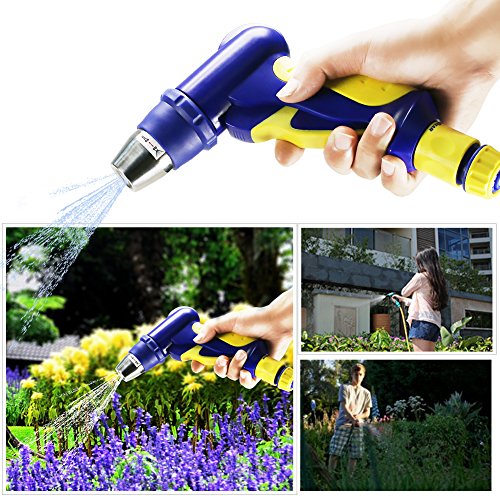 Hochdruck Garten Handbrause Mit gelber Schnellkupplung, Am besten geeignet für Rasen, Pflanzen & Sträucher, Autowäsche - 8