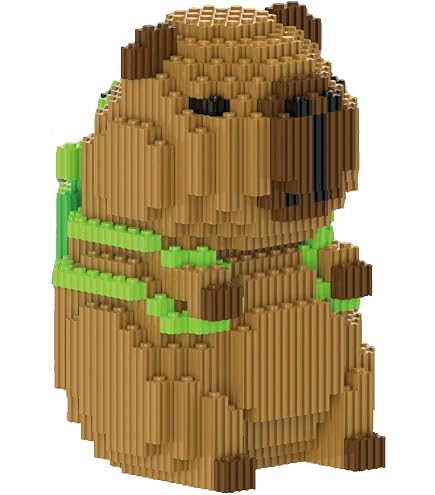 Foreverup Mini Building Blocks Set 1606pezzi, Mattoncini da Costruzione Capibara, Mini Blocchi da Animali, Regali Fai Da Te Adatto Miniatura Building Block Block Model per Ragazzi Ragazze (J