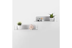 ‎D-SEGNO D-Segno Wandregal Metall - Regal Wand, Einzigartiges minimalistisches und modernes Design, Wandbuchhalter, Regal Metall, Modernes Wandregal, Made in Italy